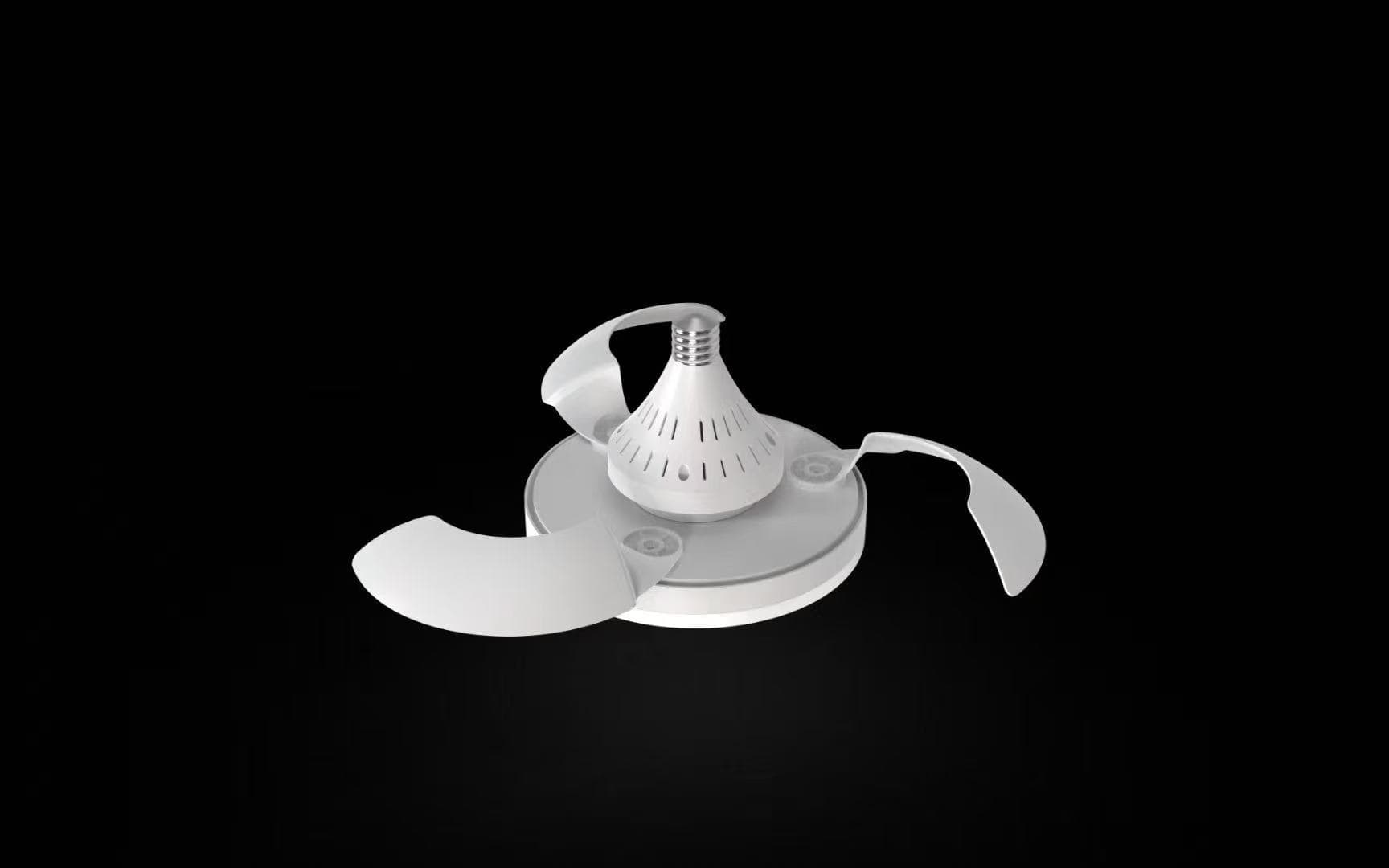 UFO Fan Işığı, Dimmabable Işık Tavan Fanı, 3 Renk 3000K-6500K